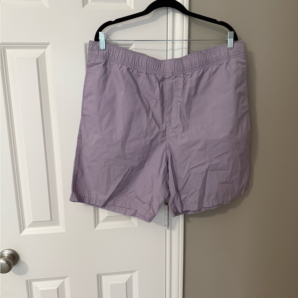 H&M Light Purple Relaxed Fit Shorts
